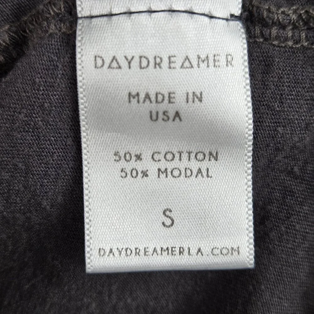 Daydreamer by Free People Size Small Gray Rolling Stones Tshirt Short Sleeve